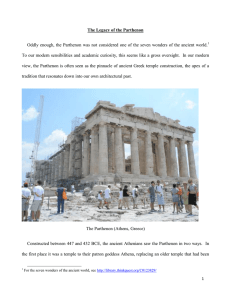 Legacy of the Parthenon