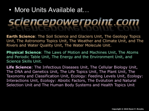 Part I: Evolution - sciencepowerpoint.com