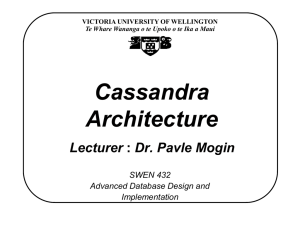 Data Centre and Cluster - Victoria University of Wellington
