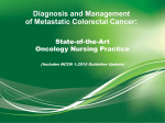 Identification and Management of Metastatic CRC