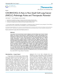 Theranostics CXCR4/CXCL12 Axis in Non Small Cell Lung Cancer