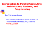 Parallel, Distributed, and Multithreaded Computing
