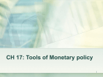 CH 17: Tools of Monetary policy