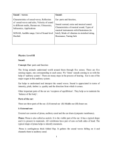 Sound – waves: Characteristics of sound waves, Reflection of sound