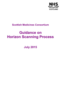 View the guidance document - Scottish Medicines Consortium