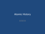 Atomic History