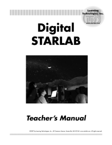Digital STARLAB Teachers Guide