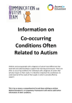 Information on Co-occurring Conditions Often Related to Autism