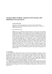 Common Mode Feedback Analysis for EIT Systems