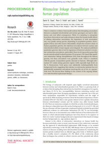 Mitonuclear linkage disequilibrium in human populations