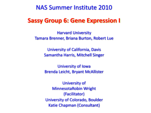 Gene Expression Determine Cell Form and Function (PowerPoint)