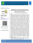 Histopathological study of the liver of Alloxan