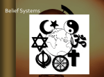 I. Belief Systems (World Religions)