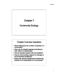Ch7 Community Ecology PDF