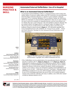 What is an Automated External Defibrillator?