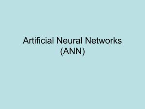 Artificial Neural Networks (ANN)