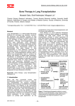 Gene Therapy in Lung Transplantation