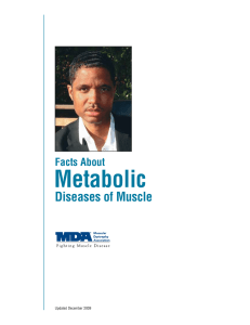 Facts About Metabolic Diseases of Muscle