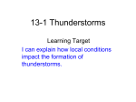 13-1 Thunderstorms