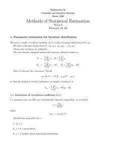 Methods of Statistical Estimation
