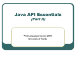 Java Essential II