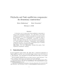 Polyhedra and Nash equilibrium components: An