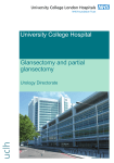University College Hospital Glansectomy and partial