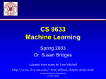 CS 9633 Knowledge Discovery and Data Mining
