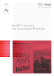 The Nestlé Consumer Communication Principles