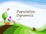 Population Dynamics - mrszinser