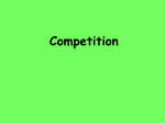 Types of competition