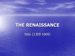 the renaissance - Mr. Darby`s History