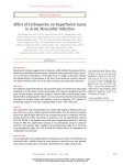 Effect of Cyclosporine on Reperfusion Injury in Acute Myocardial