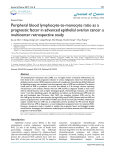 Peripheral blood lymphocyte-to-monocyte ratio
