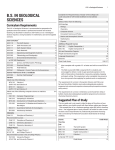 B.S. in Geological Sciences - University of Miami Academic Bulletin