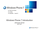 CL13: Windows Phone App Platform Overview