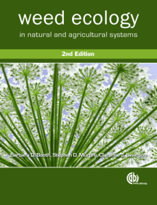Weed Ecology in Natural and Agricultural Systems