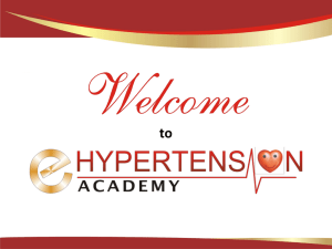 Hypertension in India (1/2) - The Association of Physicians of India