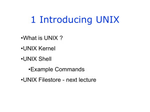 UNIX Software Tools