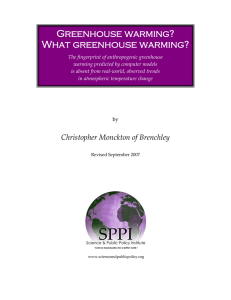 "Greenhouse warming? What greenhouse warming?" PDF