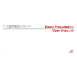 Direct Presentation Open Account
