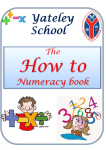 2 The `How To` Numeracy and Maths Book CONTENTS 1. Numeracy