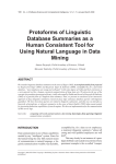 Protoforms of Linguistic Database summaries as a Human