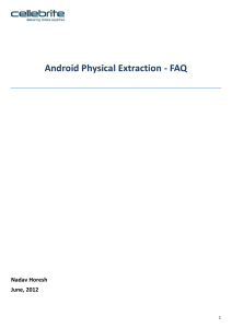 Android Physical Extraction - FAQ