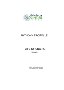 anthony tropolle life of cicero