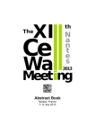 The XIII th Cell Wall Meeting
