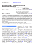 Binocular rivalry: A time dependence of eye and stimulus contributions