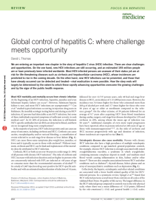 Global control of hepatitis C: where challenge meets opportunity