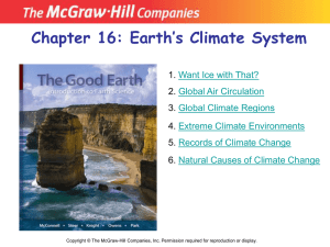 Earth`s Climate System