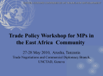 Trade Policy Workshop for MPs in the East African Community